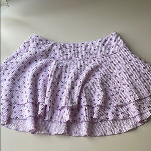 Dolls Kill Floral Ruffle Skirt